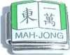 Mah-Jong - game enamel Italian charm